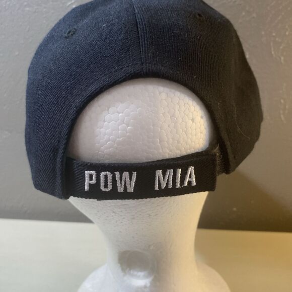 POW MIA Black You Are Not Forgotten Trucker Hat Adjustable Cap - Picture 3 of 4